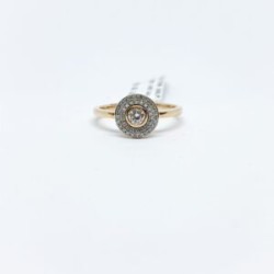 Anillo Doble Circulo de Diamantes – Victoria Fine Jewelry