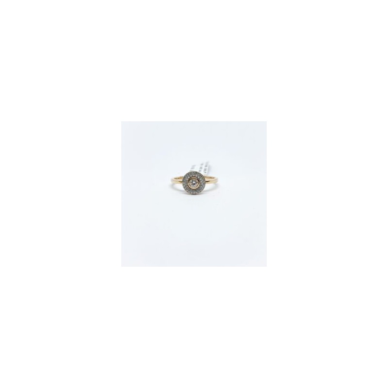 Anillo Doble Circulo de Diamantes – Victoria Fine Jewelry