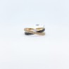 Anillo Cruzado de Diamantes con Diamantes Negros – Victoria Fine Jewelry