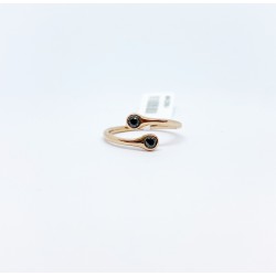 Anillo Doble Diamante Negro – Victoria Fine Jewelry