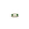 Anillo Doble Esmeralda con Diamantes – Victoria Fine Jewelry