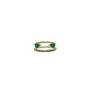 Anillo Doble Esmeralda con Diamantes – Victoria Fine Jewelry