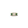 Anillo Doble Esmeralda con Diamantes – Victoria Fine Jewelry