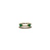Anillo Doble Esmeralda con Diamantes – Victoria Fine Jewelry