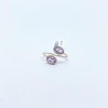 Anillo Doble Oval Amatista – Victoria Fine Jewelry