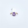 Anillo Gota Amatista Rosa – Victoria Fine Jewelry