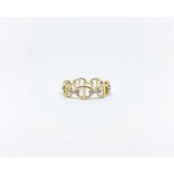Anillo Eslabones con Diamantes – Victoria Fine Jewelry