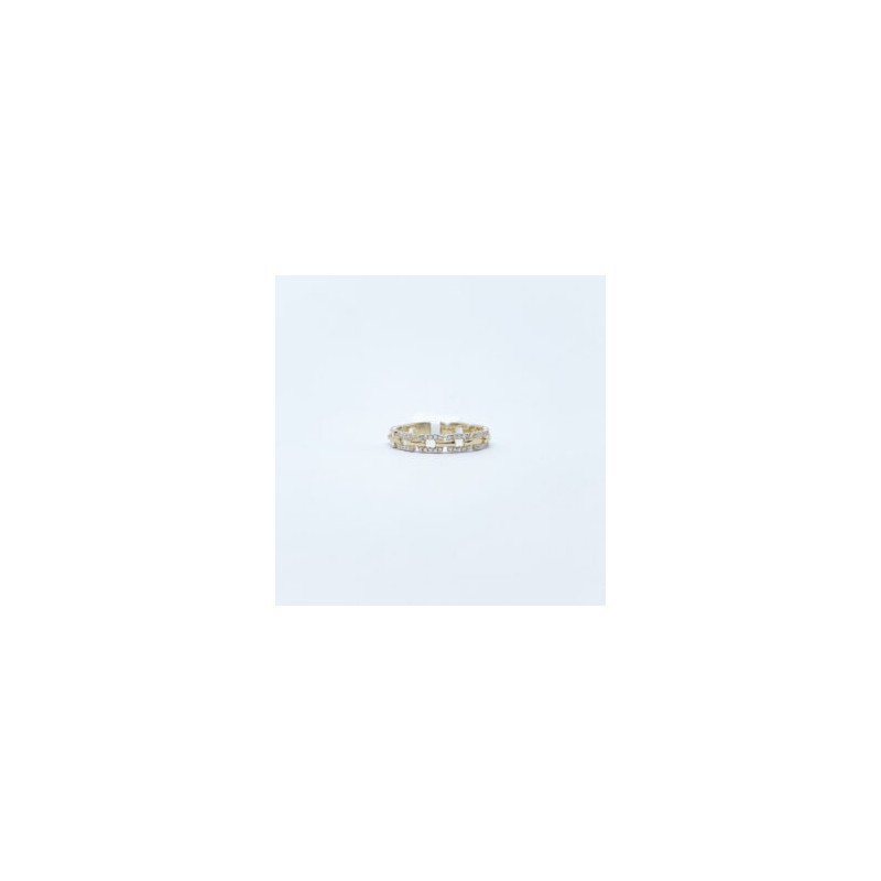 Anillo Eslabones Con Diamantes – Victoria Fine Jewelry