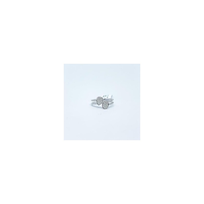 Anillo Gota y Óvalo Con Diamantes – Victoria Fine Jewelry