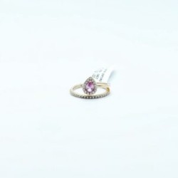 Anillo Gota Zafiro Rosa – Victoria Fine Jewelry
