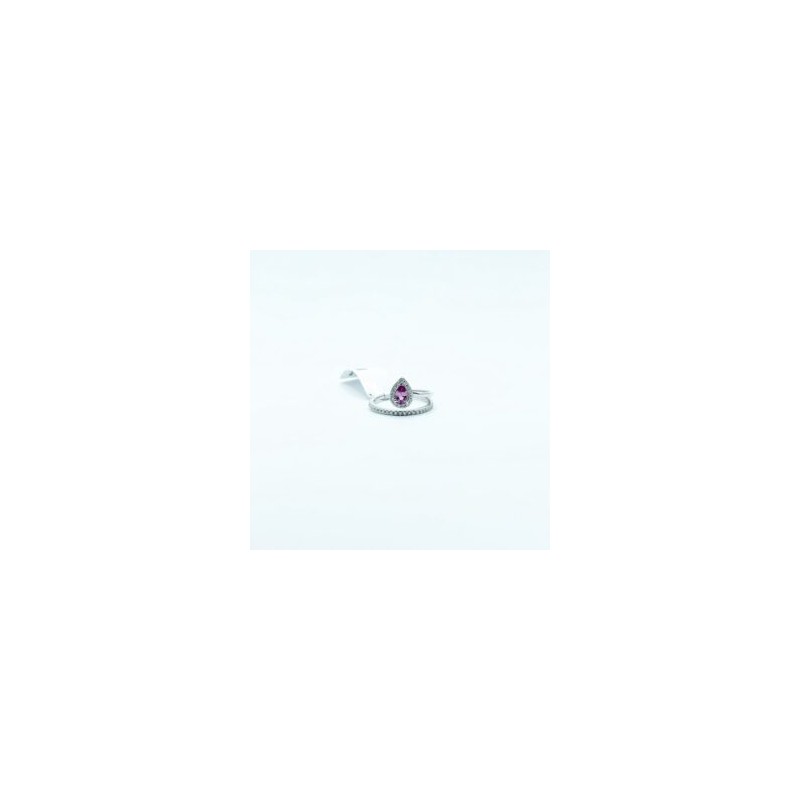 Anillo Gota Zafiro Rosa – Victoria Fine Jewelry