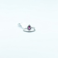 Anillo Gota Zafiro Rosa – Victoria Fine Jewelry