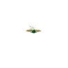 Anillo Esmeralda Redonda Con Diamantes – Victoria Fine Jewelry