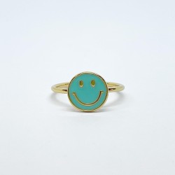 Anillo Happy Face Esmaltado – Victoria Fine Jewelry