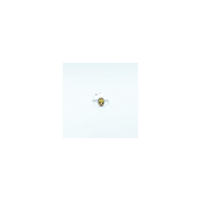 Anillo Oval Citrino Con Diamantes – Victoria Fine Jewelry