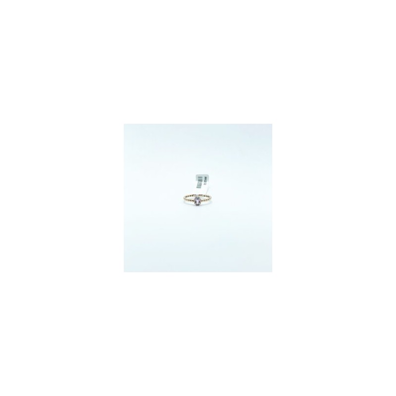 Anillo Oval Mini Amatista Rosa – Victoria Fine Jewelry