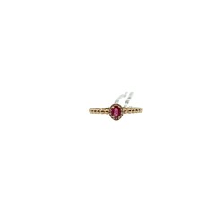 Anillo Oval Mini Rubí – Victoria Fine Jewelry