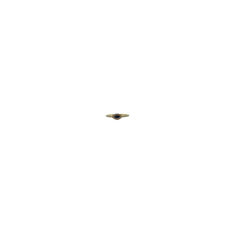 Anillo Ojo Zafiro Con Diamantes – Victoria Fine Jewelry