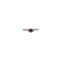 Anillo Ojo De Rubí Con Diamantes – Victoria Fine Jewelry