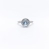 Anillo Redondo Aguamarina – Victoria Fine Jewelry