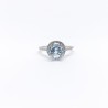 Anillo Redondo Aguamarina – Victoria Fine Jewelry