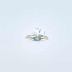 Anillo Ojo Esmaltado – Victoria Fine Jewelry