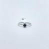 Anillo Redondo Zafiro Con Halo De Diamantes – Victoria Fine Jewelry