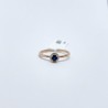 Anillo Redondo Zafiro Con Halo De Diamantes – Victoria Fine Jewelry