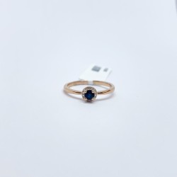 Anillo Redondo Zafiro Con Halo De Diamantes – Victoria Fine Jewelry