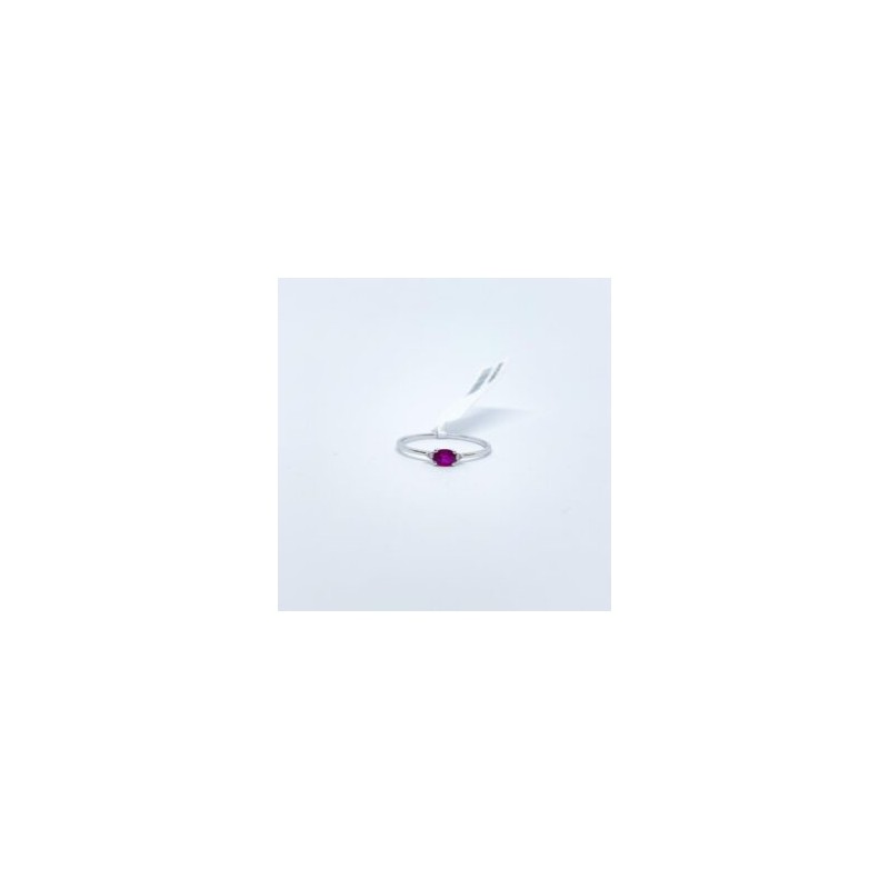 Anillo Rubí Mini Oval – Victoria Fine Jewelry