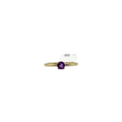 Anillo Solitario Amatista – Victoria Fine Jewelry