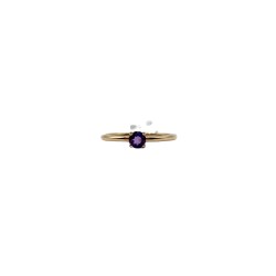 Anillo Solitario Amatista – Victoria Fine Jewelry